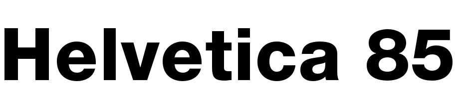 Helvetica 85 Heavy Scarica Caratteri Gratis